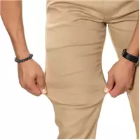 Imagem da promoção Calça jeans Masculina Bege Skynni Elastano Slim Lançamento - memorize jeans