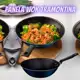 Panela Wok Antiaderente Tramontina de Alumínio - Ravena Azul 24cm em oferta