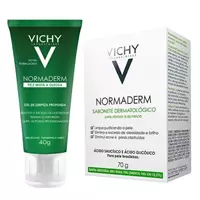 Imagem da promoção Vichy Normaderm Kit Sabonete Dermatológico + Gel de Limpeza