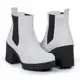 Bota Chelsea Feminina Tratorada Salto Quadrado Conforto - Stefanini em oferta