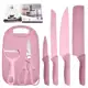 Jogo Kit 7 Peças Facas Tabua Descascador Tesoura Profissional Cozinha - Faqueiro Gourmet Faca de Chu em oferta