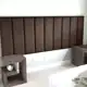 Cabeceira Cama Box Casal Estofada Varias Cores 140 Black em oferta