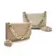 Kit 2 Bolsas Feminina Tiracolo Transversal Dupla E Bolsa Luxo Bordada Lançamento em oferta