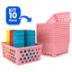 Kit 10 Cestos Organizadores Multiuso 16x12x6Cm em oferta