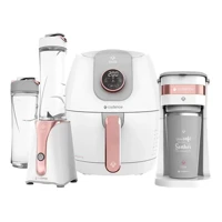 Imagem da promoção Kit Cadence Dream Rosé Gold - Fritadeira - Blender - Cafeteira