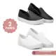 Kit 2 Pares Tenis Feminino Slip On Calce Facil Basico Donna em oferta