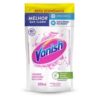 Imagem da promoção Tira Manchas Vanish Líquido Crystal White para roupas brancas Refil Econômico 500ml