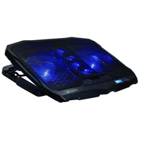 Imagem da promoção Base para notebook Gamer NBC-100BK 17,3" Refrigerada com 4 Ventiladores Led Azul controle de velocid