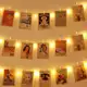 Cordão luz pregador prendedor led 10 fotos decoração casa quarto em oferta