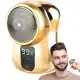 Mini Barbeador Portátil Viaja Recarregável Visor Digital Booglee em oferta