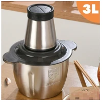 Imagem da promoção Picador De Alimentos Moedor De Carne Mixer Elétrica Processador Cozinha Casa Alho - 110v- LeveHome