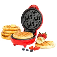 Imagem da promoção Mini Maquina De Waffles Panquecas Automático Elétricos Portátil 110v Doméstica 350w Panela Elétrica