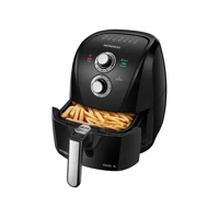 Imagem da promoção Fritadeira Elétrica sem Óleo/Air Fryer Mondial - AFN-40-BFS Preto e Prata 4L com Timer