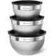 Conjunto de Bowls Tigelas de Inox com Tampa Plástica Electrolux em oferta