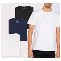 Imagem da promoção Kit 3 Camisetas Masculinas 100% Algodão Polo Wear