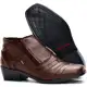 Bota Botina Social Couro Legitimo Masculina em oferta