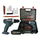 Furadeira Elétrica Parafusadeira com 1 Bateria Íon-lítio Sem Fio 1500rpm Bivolt 12V em oferta
