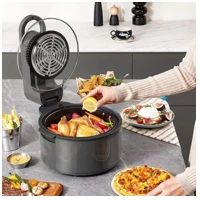 Imagem da promoção Air Fryer Fritadeira Elétrica 10L 110V/220V Com Grelha E Cesto Removível Digital Sem Óleo