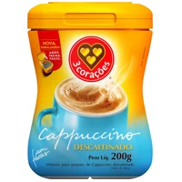 Imagem da promoção 3 Corações Cappuccino Descafeinado, 200g