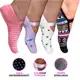 Kit C/6 Pares Meia Sapatilha Feminina Antiderrapante Pilates Yoga - Meias Sapatilhas em oferta