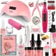 Kit Unhas de Gel Cabine Sun 5 LED UV 48w Digital Lixadeira Elétrica Caneta 20.000 RPM Tips Prep Mold em oferta