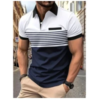 Imagem da promoção 2024 Summer New Style Pólo Casual masculino estilo Pólo Casual estilo quente