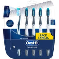Imagem da oferta Escova de Dente 7 Benefícios Limpeza Suave e Profunda Oral-B 5 Unidades