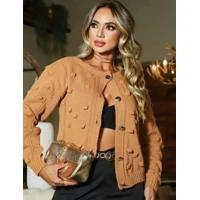 Imagem da promoção Casaco Feminino de Inverno Grosso Blusa de Frio em Tricot Estilo Cardigan