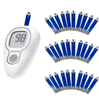 Imagem da promoção 50 fitas para medir glicemia + Aparelho de medir glicose Bioland - Envio rápido