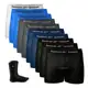 Kit 10 Cueca Boxer Reebok Sem Costura Box + 2 Meias Sandrin em oferta