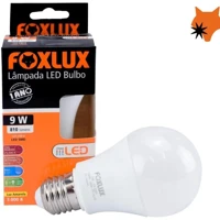 Imagem da promoção Lâmpada LED Bulbo 9W 3000K Bivolt Foxlux