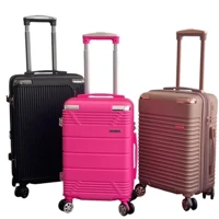 Imagem da promoção Mala De Viagem Bordo Rodinhas 360 E Medidas Abs 10KG Zíper Dupla,Rodinha Dupla