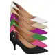 Scarpin Vizzano Feminino Salto Baixo Fino Palmilha Comfy Macia Original em oferta