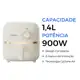 Air Fryer Gaabor 1,4L 900W – Compacta, Sem Óleo, Controle de Temperatura, 127V em oferta