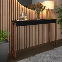 Imagem da promoção Aparador midas Buffet Multiuso Moderno Cantinho do Café Sala Cozinha Recepção Balcão Wood 90x30
