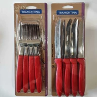 Imagem da promoção Kit Garfo e Faca Tramontina Ipanema 24 Unidades