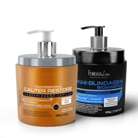 Imagem da promoção Kit Cauterização Capilar com Blindagem Biomimética 500g