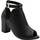 Sandália Ankle Boots Moda Confortável Salto Alto Grosso Bota em oferta