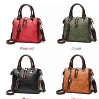 Imagem da promoção Senhoras De Couro Do Vintage Pu Bolsas Mulheres Messenger Bags Totes Tassel Boston Sacos De Mão Desi