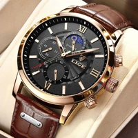Imagem da promoção Conjunto Relógio Masculino Quartz Original + Colar Corrente Pingente Cruz *