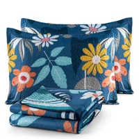 Imagem da promoção Kit Cobre Leito Colcha Casal Padrão Dupla Face 03 Peças Bouti Macio Várias Estampas