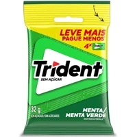 Imagem da promoção Pack Goma de Mascar Menta Trident Pacote 32g 4 Unidades