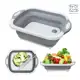 Tábua +Escorredor Bacia Cesta Retrátil Silicone Multifuncional Cozinha 3 em 1 em oferta