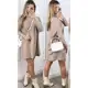 Poncho feminino Max blusão lanzinha gola alta, mini vest em oferta