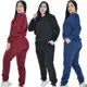 Kit Conjunto Blusa Moletom e Calça Moletom Feminino de Frio Flanelado em oferta