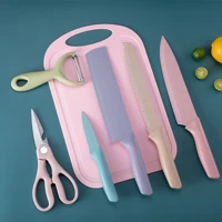 Imagem da promoção Facas Colorido Inox Com 6 Peças Sobre O Conjunto De Utensilio De Cozinha Em Inox