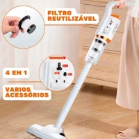 Imagem da promoção Aspirador de pó sem fio doméstico portátil pequeno instrumento de remoção de máquina Dupla voltagem