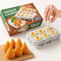 Imagem da promoção Formas Fábrica Coxinha Coxinhas Salgado Modelador Faz 8 Coxinhas