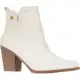 Bota Salto Alto Feminina Western Texana Cano Curto Bico Fino Detalhe Lateral em oferta