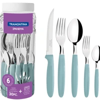Imagem da promoção Faqueiro Tramontina Aço Inox Ipanema 30 Pç Menta